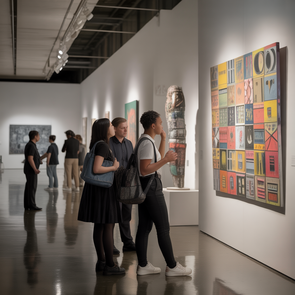 Exposición de trabajos de estudiantes